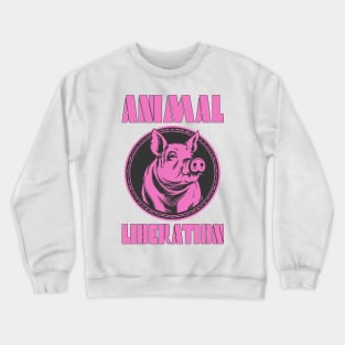 animal liberation classic design Crewneck Sweatshirt